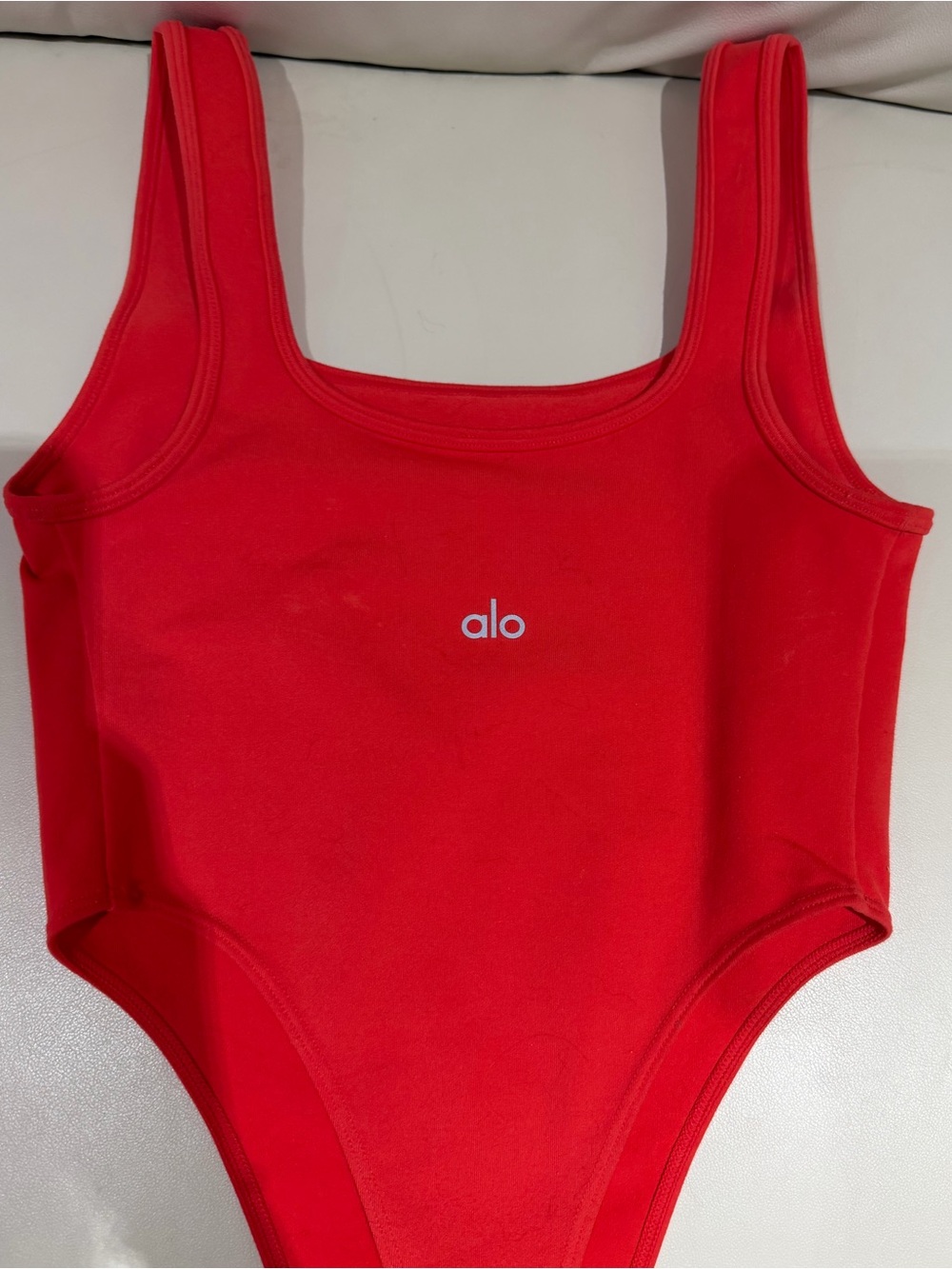 ALO Yoga Red Bodysuit
